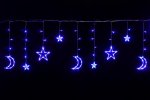 Winner Бахрома-звезда с луной "L" 138 Led 2,5х0,95х0,55м