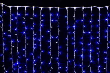 Фотография товара 'Winner Занавес-пвх 210 Led flash-w; 14 нитей, соединяется, IP 54, СИНИЙ 2х1,5м'