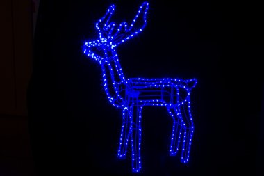 Фотография товара 'Winner Олень 3D голова двигается, 1*1,16м дюралайт flash-B, IP 65, 9017B'