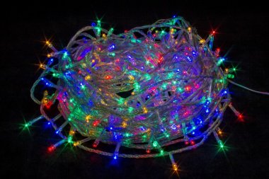 Фотография товара 'Winner Нить 400 led МУЛЬТИ 26м; прозр-пр, IP 20, шт.'