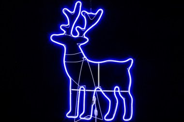 Фотография товара 'Winner Олень северный 87*60см. СИНИЙ 9902B неон, IP 65'