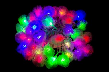 Фотография товара 'Winner Нить-Пушистик (8) 40 Led МУЛЬТИ 8м; в помещ, прозр-пр, IP 20, шт.'