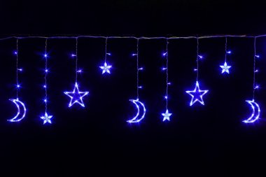 Фотография товара 'Winner Бахрома-звезда с луной "L" 138 Led 2,5х0,95х0,55м'