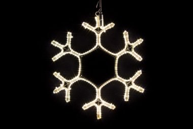 Фотография товара 'Winner Снежинка 40см ТЁПЛО-БЕЛЫЙ 7051-40ww, лента 3528, соединяется, IP 65'