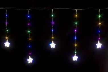 Фотография товара 'Winner Бахрома Звезда 8см., Led 3,0х0,7х0,5м;  IP 20, m.02.4T.10L-8Star'