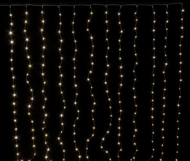 Фотография товара 'Winner Занавес-роса 120 LED ТЕПЛО-БЕЛЫЙ, 1,5*1,5'