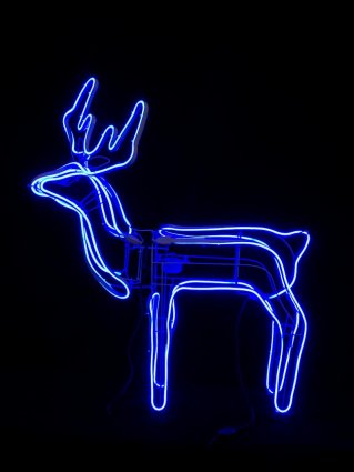 Фотография товара 'Winner Олень 3D, 0,8*1м СИНИЙ 9122B гибкий неон SMD, IP 65'