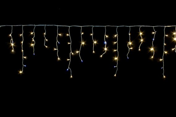 Фотография товара 'Winner Бахрома-каучук 408 Led 12x0.6x0.4x0.3; соединяется, flash-w, IP 65, ww.02.6W.408+'