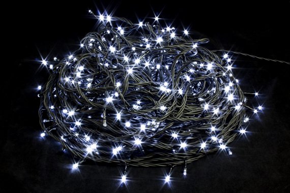 Фотография товара 'Winner w.01.6B.600.F+24v Нить-ПВХ 24 вольт, 600 Led 60м'