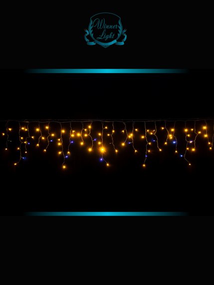 Фотография товара 'Winner Y.02.7В.100.F+ Бахрома-каучук 100 Led 3x0.6x0.4x0.3'