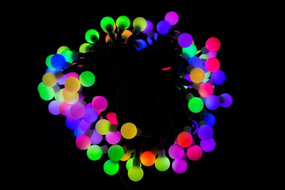 Фотография товара 'Winner Нить-Шарик 60 LED 1,6см с пультом 11,5м; соединяется, IP 20, m.01.5B.96-1.6ball'