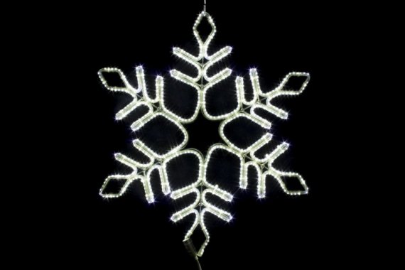 Фотография товара 'Winner Снежинка 57см БЕЛЫЙ 9211-57W, лента 3014, IP 65'