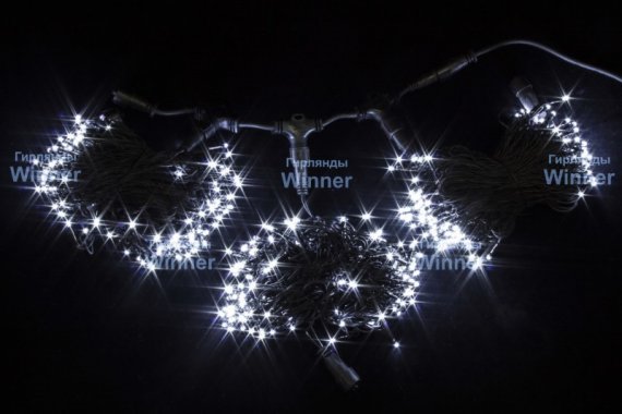 Фотография товара 'Winner Комплект для деревьев БЕЛЫЙ 399Led 3*20м. flash-w'