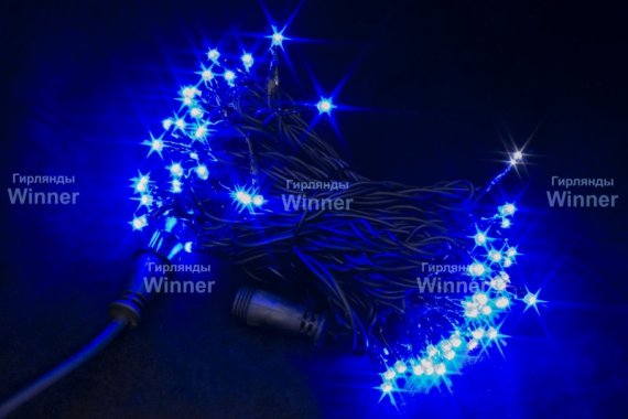 Фотография товара 'Winner Шнурок для комплекта на деревья 72 Led СИНИЙ 10м flash-w'