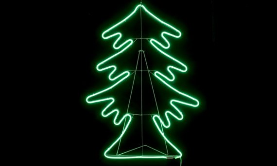 Фотография товара 'Winner Елка гибкого неона 83см. ЗЕЛЁНЫЙ, 7032-83G, IP 65'