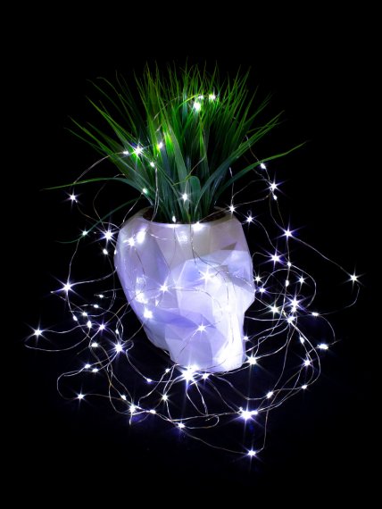 Фотография товара 'Winner Нить-Роса 100 Led на батарейках 10м; IP 20, w.01.4T.100-'