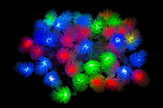 Фотография товара 'Winner Нить-Шишка (4) 40 Led МУЛЬТИ 8м'