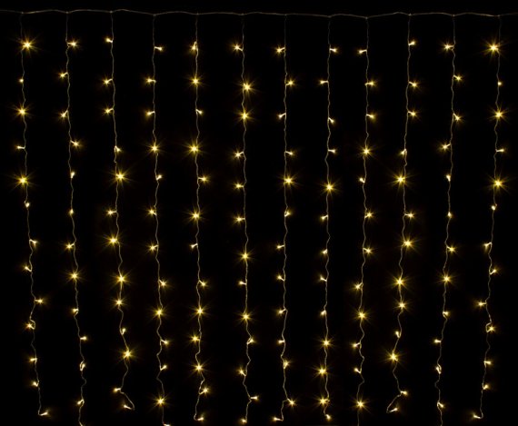 Фотография товара 'Winner Занавес 80 LED ТЕПЛО-БЕЛЫЙ, 1,5*1,5м'