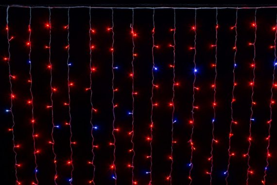 Фотография товара 'Winner Занавес 320 Led КРАСНЫЙ 2х3м'