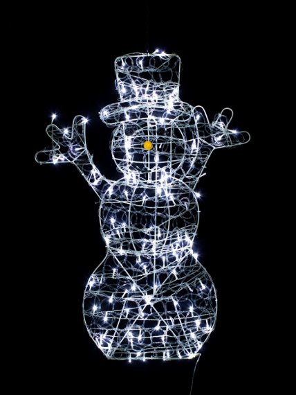 Фотография товара 'Winner Снеговик руки вверх 50w БЕЛЫЙ, 90*65см, flash-w, IP 20'