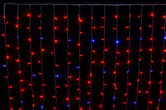 Фотография товара 'Winner R.03.5T.320.F+ Занавес 320 Led 2х3м, 16 нитей'