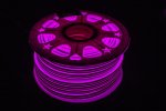 Winner Гибкий НЕОН 2-жилы Led 50м. РОЗОВЫЙ, двухсторонний, 7*15мм
