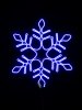 Winner Снежинка 57см СИНИЙ 9212-57B, гибкий Neon SMD, IP 65